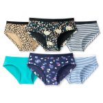 ARIEL Girls Cotton Multicolor Panties (Pack of 6)