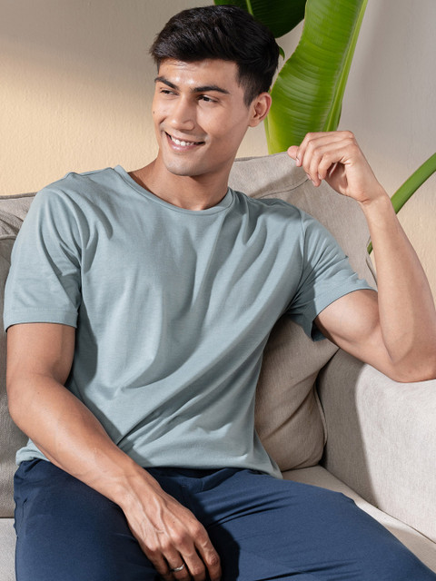 DAMENSCH Ultralight Basic Crew Men Pure Cotton Lounge T-Shirts