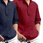 Fifth U Navy Blue Blended Kurtas