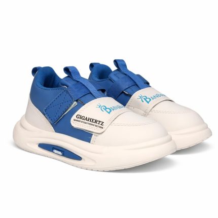 GIGAHERTZ Kids Sports Sneakers for Boys & Girls | Lightweight Breathable Running Shoes with Easy Velcro Strap | Casual Wear Non-Slip Sole
