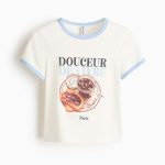 H&M Fitted Cotton T-Shirt