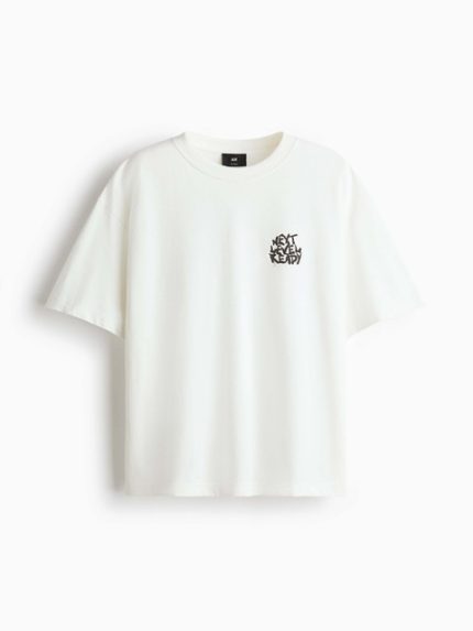 H&M Loose Fit Printed T-Shirt