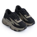 JM LOOKS Women Bold Black & Beige Lightning Sneakers Shoes High-Performance, Stylish, and Built for Comfort