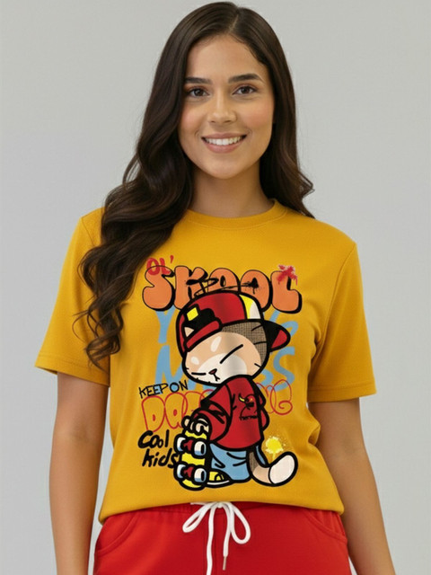 Kasendra Women Printed T-shirt