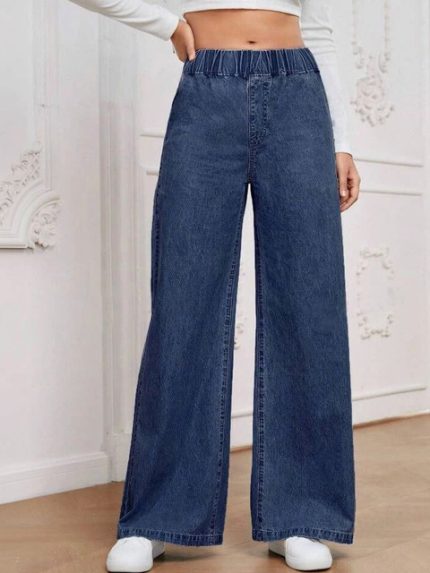 KASHIANXSTYLE Women Comfort Boyfriend Fit High-Rise Stretchable Jeans