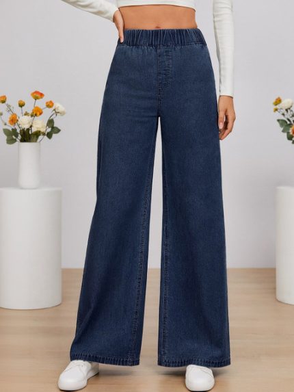 KASHIANXSTYLE Women Comfort Boyfriend Fit High-Rise Stretchable Jeans