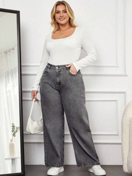 Kotty Women Classic Comfort Fit Casual Jeans