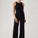 KOTTY Women Fashion Fit Wide Leg Denim Jeans