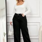 Kotty Women Straight Wide Fit Denim Jeans