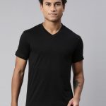 Levis Men Pure Cotton V Neck Short Sleeve Tshirt