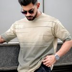 Maniac Striped Round Neck Oversized T-shirt