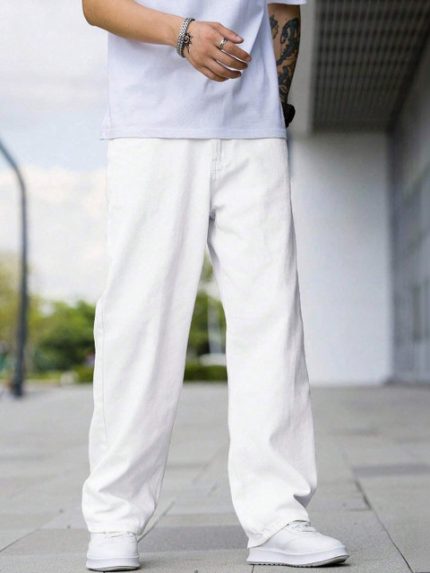 Mast & Harbour Men Relaxed Fit Mid-Rise Jeans