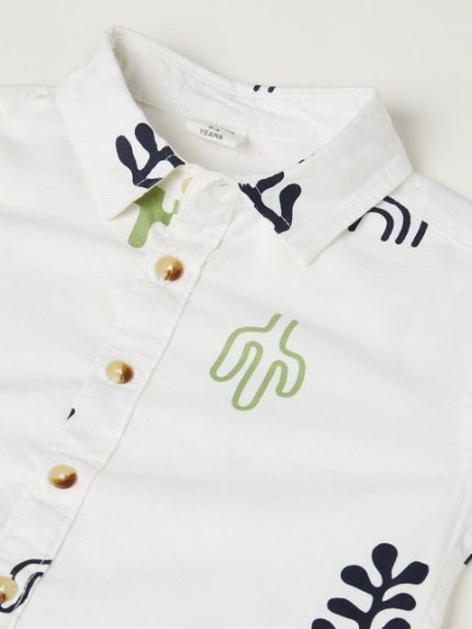 max Boys Printed Casual Shirt