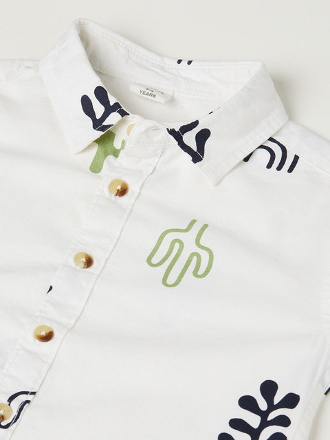 max Boys Printed Casual Shirt