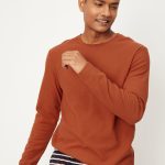 max Men Rust-Coral Lounge T-shirt