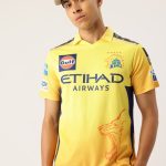 playR Unisex Printed Chennai Super Kings V-Neck Cricket IPL Jersey