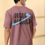 Rigo Unisex Typography Printed Drop-Shoulder Sleeves Pure Cotton T-shirt