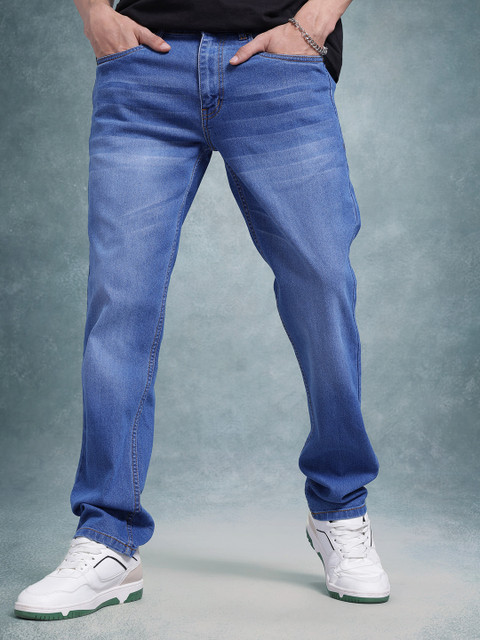 Roadster Men Regular Fit Mid-Rise Light Fade Jeans