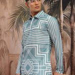 Sangria Men Geometric Print Pure Cotton Kurta