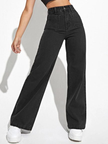 Stylecast X Kotty Women Straight Fit High-Rise Stretchable Jeans