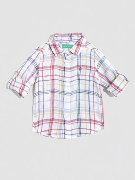 United Colors of Benetton Boys Checked Casual Shirt