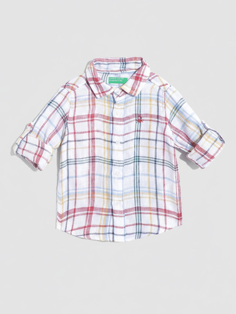 United Colors of Benetton Boys Checked Casual Shirt