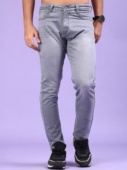 V-Mart Men Regular Fit Mid-Rise Light Fade Stretchable Jeans